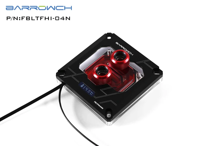 Barrowch FBLTFHI-04N, для Intel Lga115X/2011X99/X299 cpu водяные блоки, цифровой дисплей температуры микроводный с контроллером