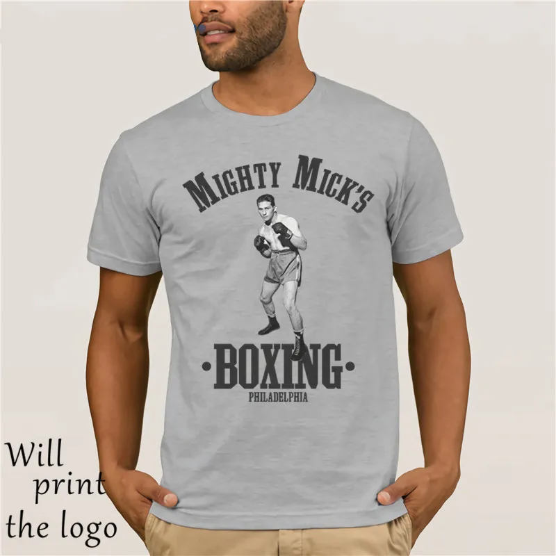 Mighty Mick's Boxing Gym Футболка забавная футболка в стиле ретро с модным кольцом