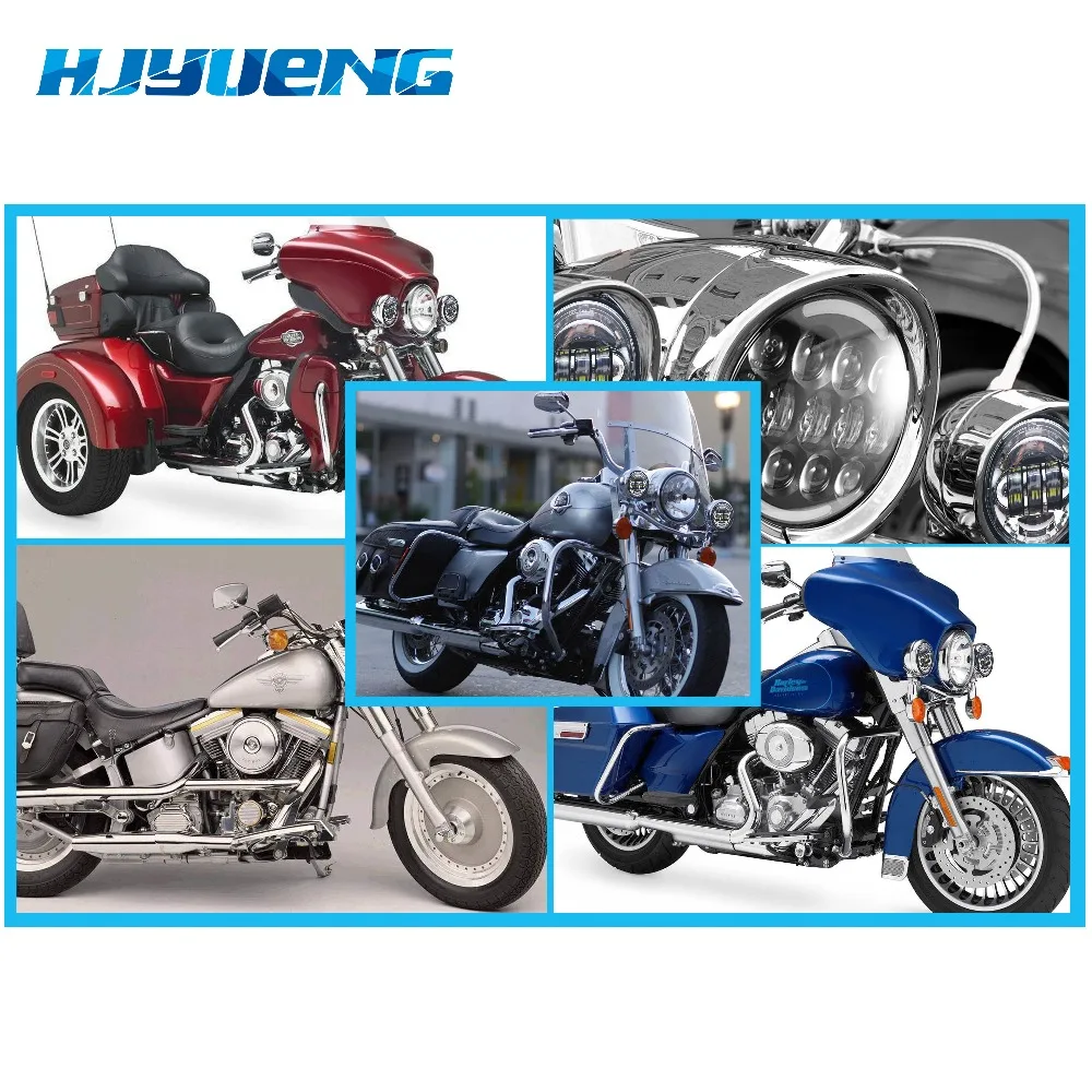 Для 66 Road king Street Glide 7 &quotHarley светодиодный фонарь 4 5 дюйма соответствующие