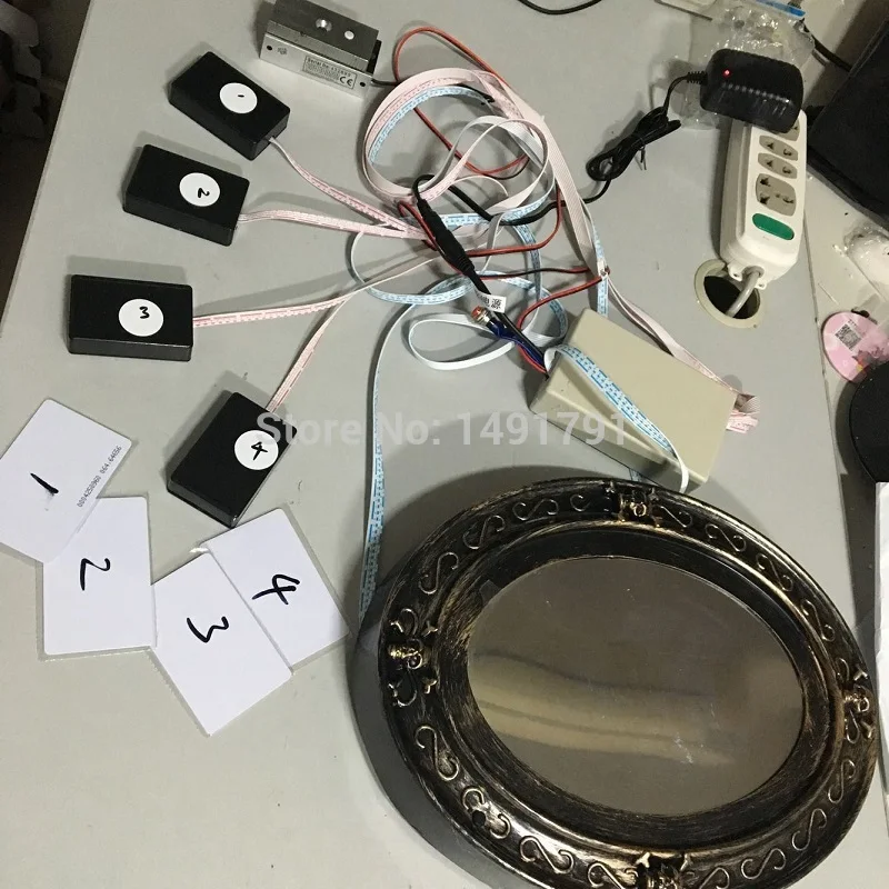 Четыре ic rfid карты триггера волшебное зеркало опора сделай сам для вечеринок игра