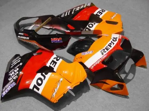 Комплект обтекателей для мотоцикла HONDA VFR800 98 99 00 01 VFR 800 1998 1999 2000 REPSOL комплект