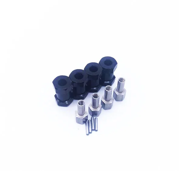 4 шт. 12 мм шестигранный удлиненный расширительный адаптер для DIY RC автомобилей