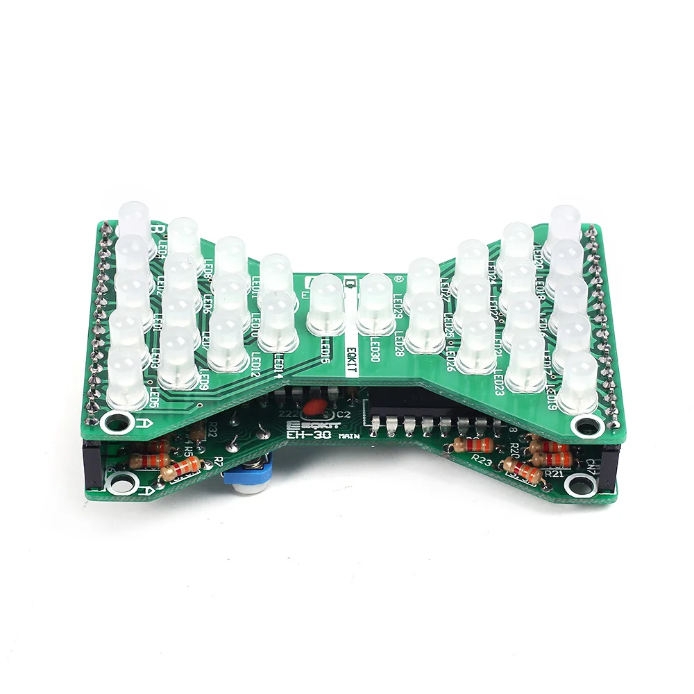 100 шт./лот LED электронные песочные часы DIY Kit скорость регулируемый Смешные наборы