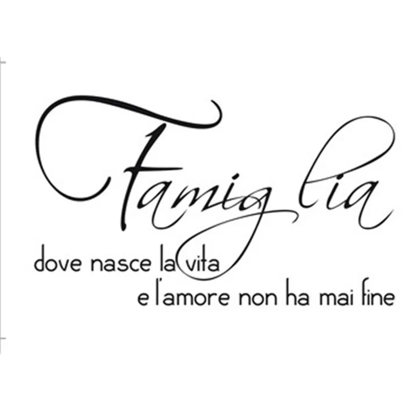 Французский Famiglia поговорки фразой слова резиновый ясно штамп/печать