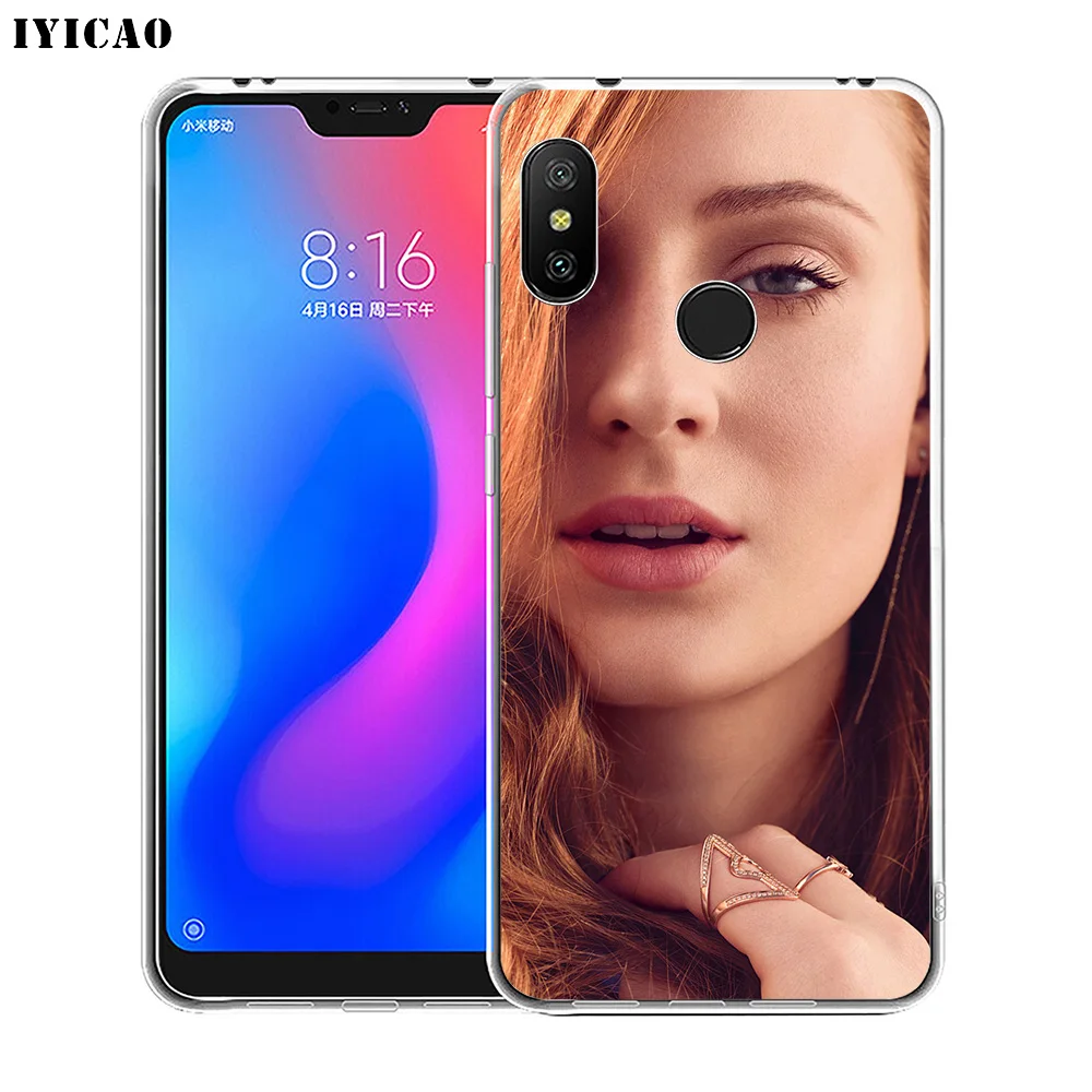 Мягкий силиконовый чехол для телефона IYICAO Sophie Turner Dark Phoenix Xiaomi Mi 9 8 SE 6 A1 A2 Lite F1 MIX2S