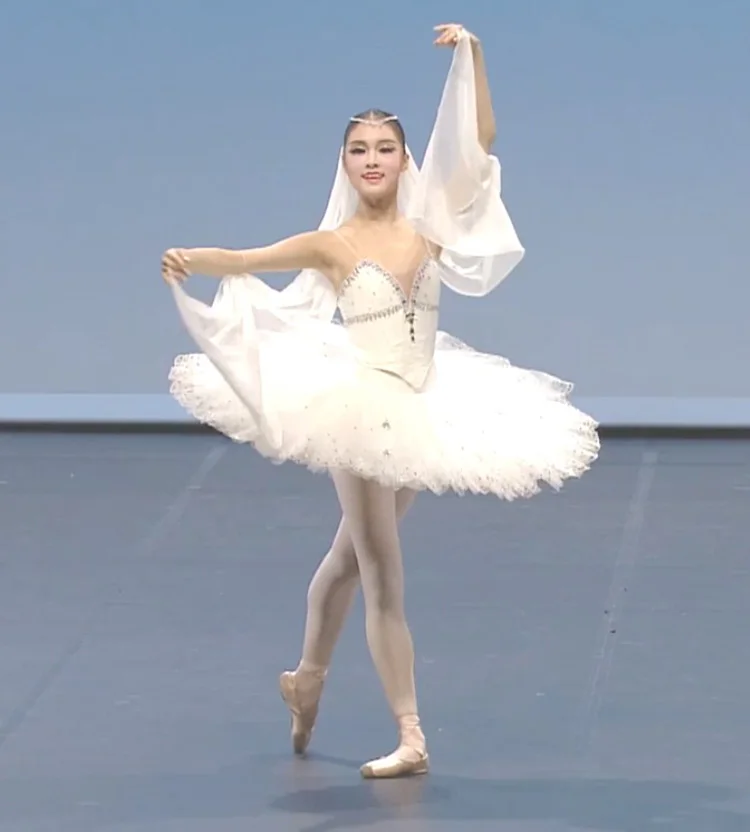 Профессиональная белая пачка для взрослых женский костюм балета танцевальных - Фото №1