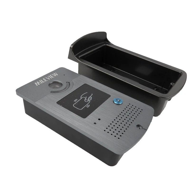 Новый 7 &quotцветной ЖК видеодомофон домофон комплект 2 белый экран + RFID камера