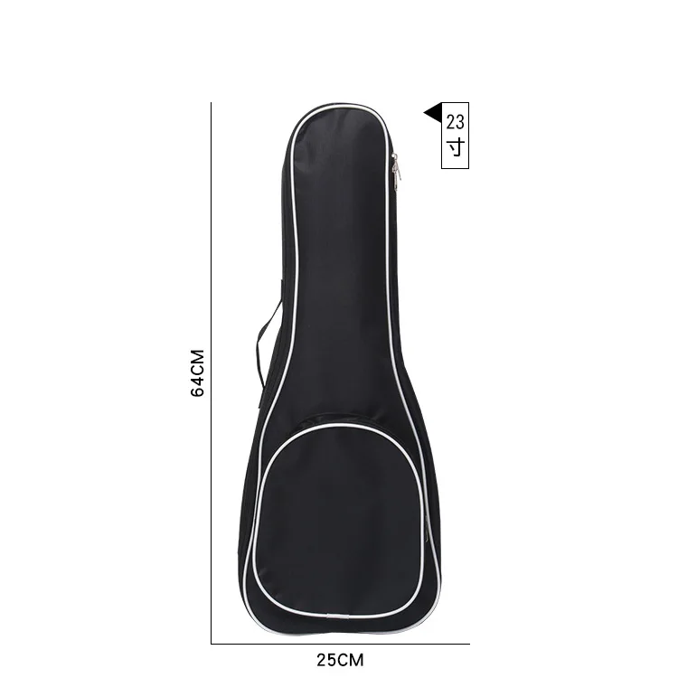 21/23/26 дюймов укулеле сумка Ukelele uke Стеганый рюкзак чехол с регулируемым плечевым ремнем ручка для переноски - Цвет: 23 inch