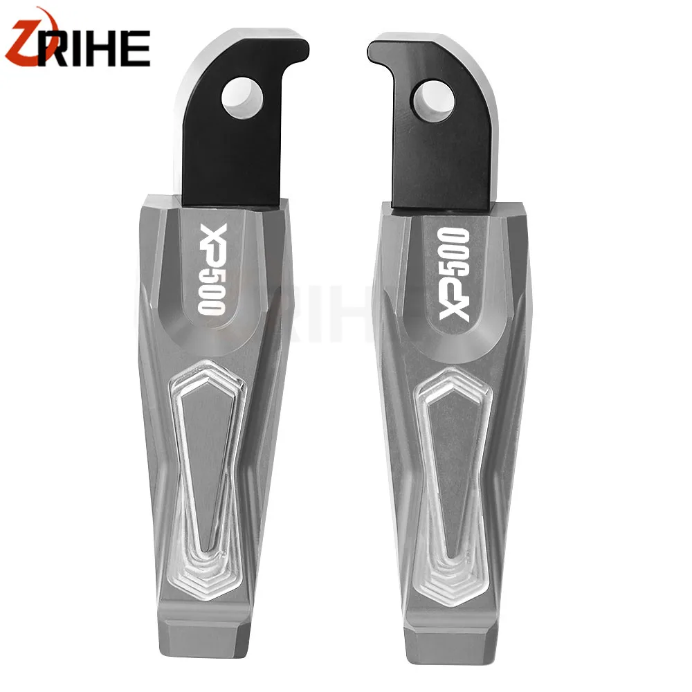 CNC Motorcycle Accessories Folding Rearset Footrests Footpeg Foot Pegs Pedal For Yamaha XP500 XP 500 TMAX TMAX500 | Автомобили и