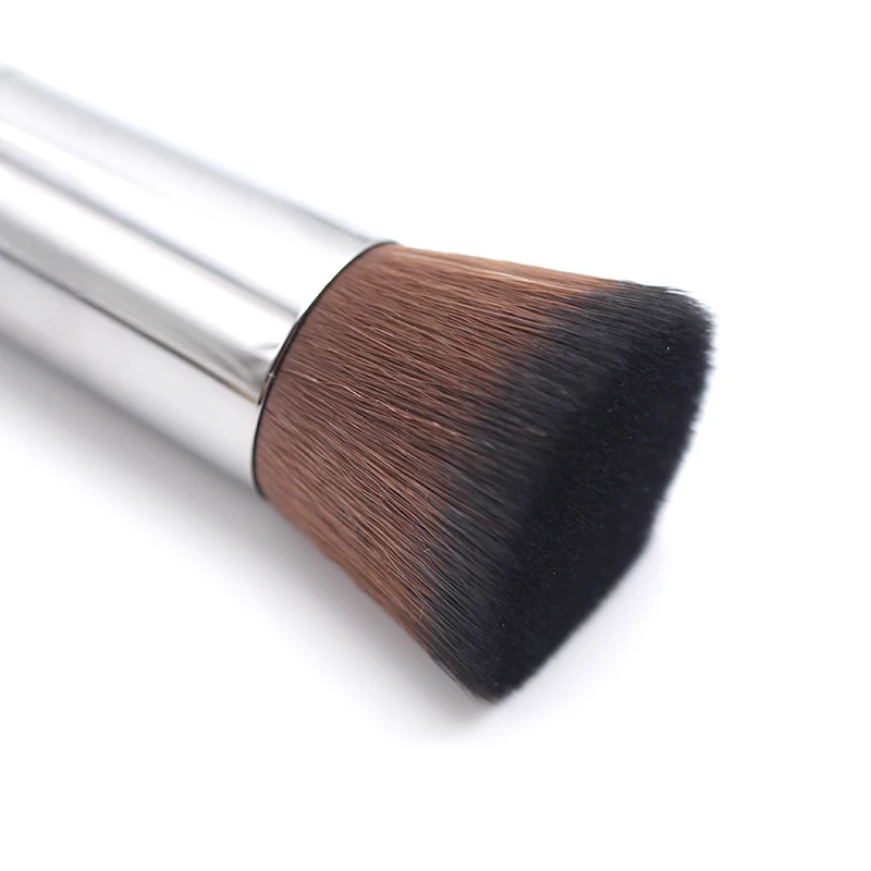 Профессиональный визажист Длинная Круглая деревянная ручка Сверхплотные волосы