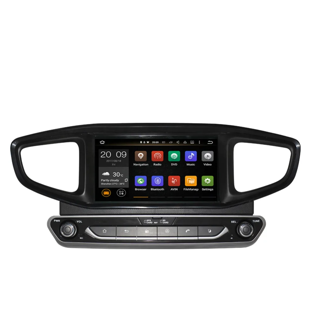 8-дюймовый Android 8 0 Восьмиядерный 4 Гб RAM автомобильный ПК DVD CD плеер для Hyundai Ioniq