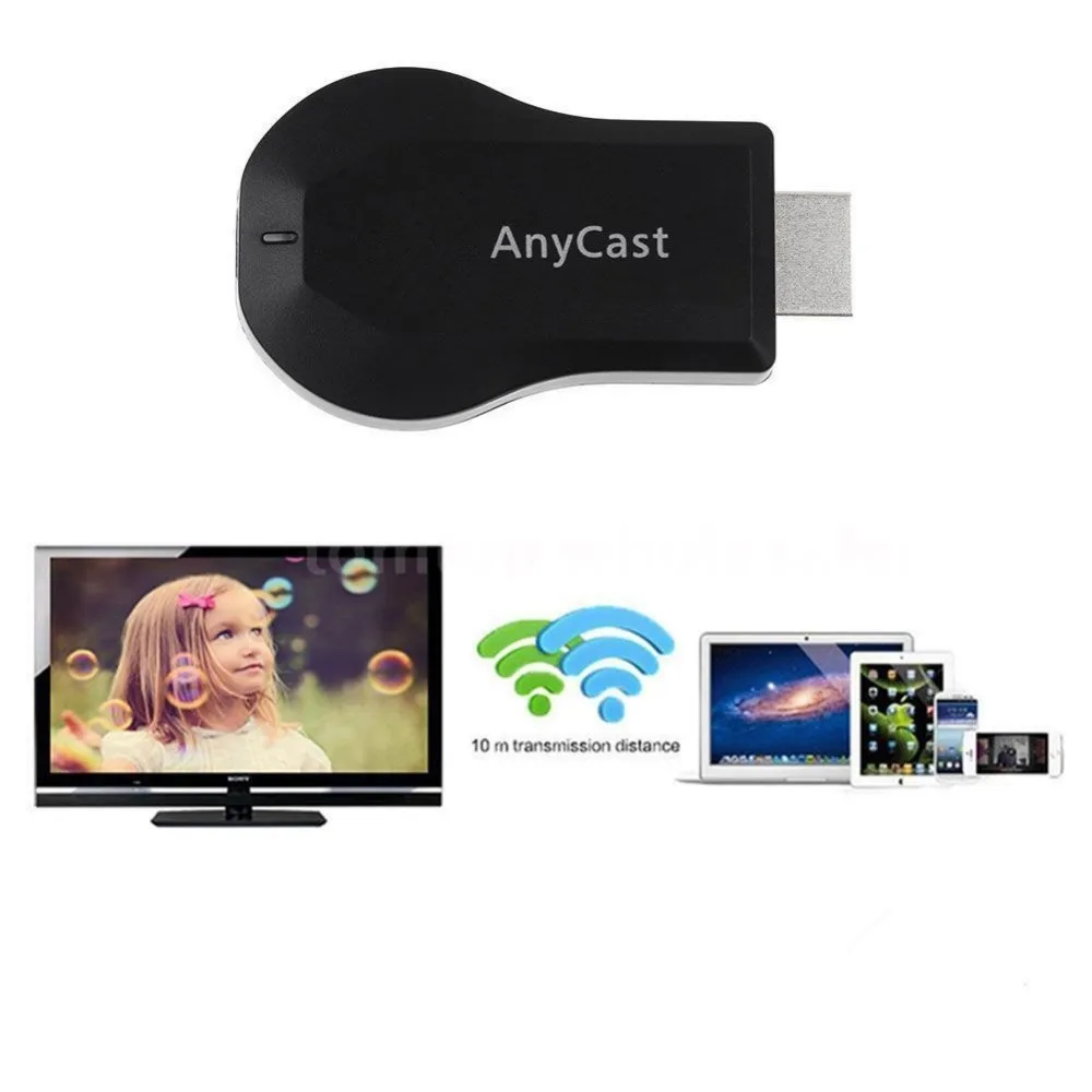 Адаптер Anycast m2 Plus для Miracast Wireless 1080p Hdmi Tv Stick адаптер Wi Fi приемник дисплея ПК