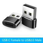 Переходник usb-c (гнездо) на USB 2,0 (штекер), для Samsung Galaxy s8, s9, Huawei P20