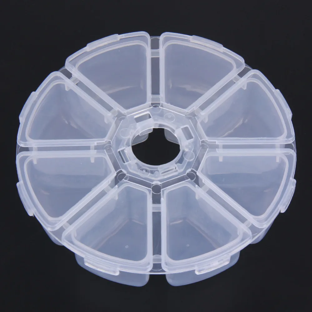 2 шт. Стразы для дизайна ногтей коробка демонстрации бусин чехол хранения 8