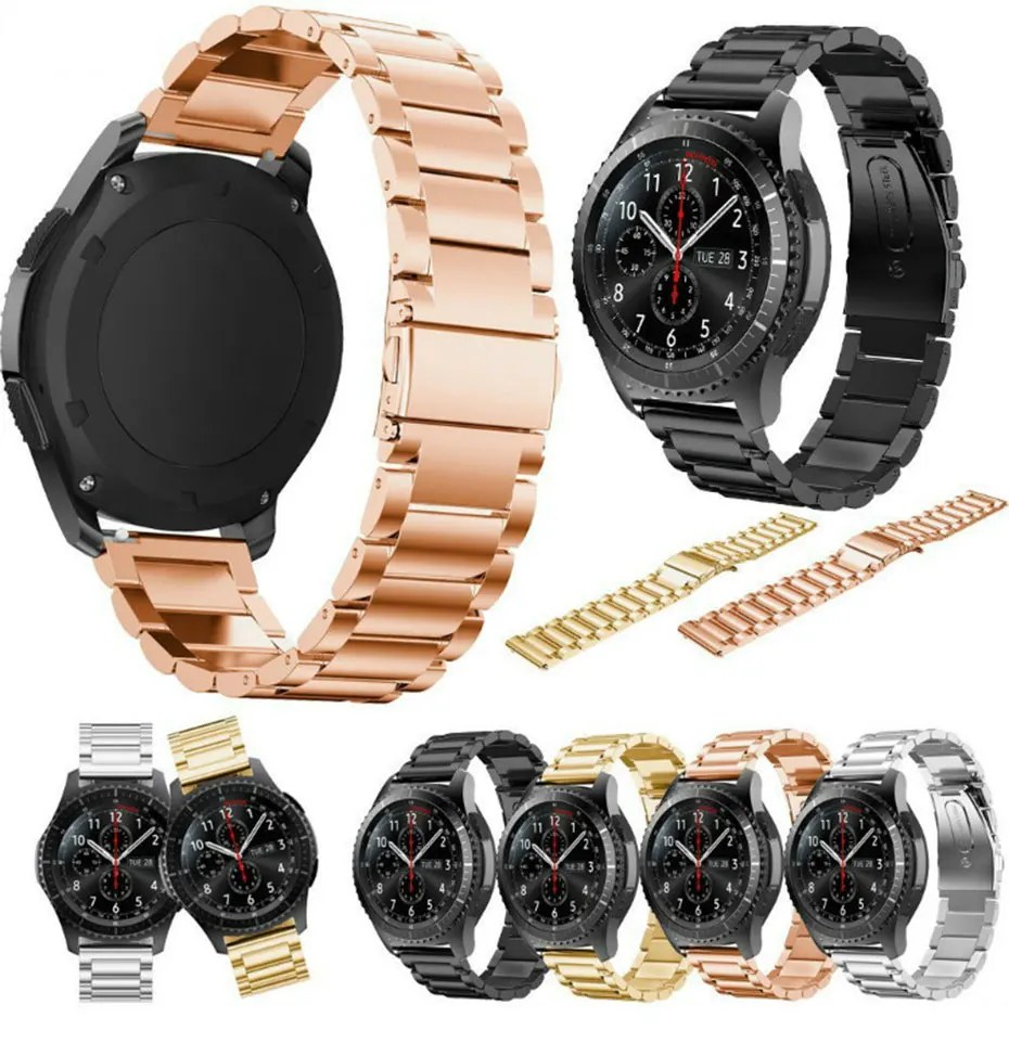 Ремешок для часов из нержавеющей стали UTHAI S07 samsung gear S2/S3 20 мм 22 мм