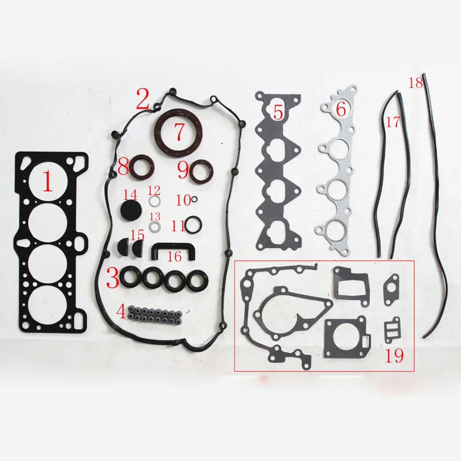 G4ED G4ED-G FOR KIA RIO II 1.6 OR HYUNDAI MATRIX ACCENT III METAL Engine Rebuilding Kits Full Set Seal Gasket 20910-26K00 | Автомобили и