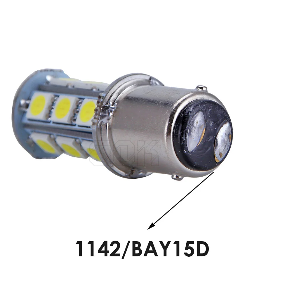 10 шт. 1142 BA15D 18 SMD 5050 led 1157 1156 задний фонарь поворота белые светодиодные