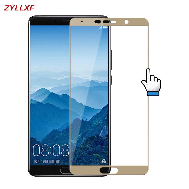 Для Huawei Mate 10 Plus полное покрытие закаленное стекло 9H 2.5D Премиум Защитная пленка