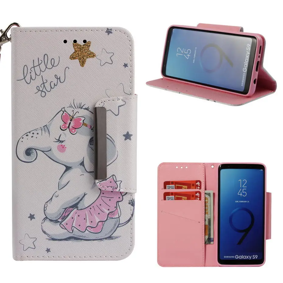 Кожаный чехол-книжка для Samsung galaxy J3 J5 J7 J4 J6 J8 2018 S7 S8 S9 Plus Edge A5 A3 A6 A8 2017 Note 9 чехол