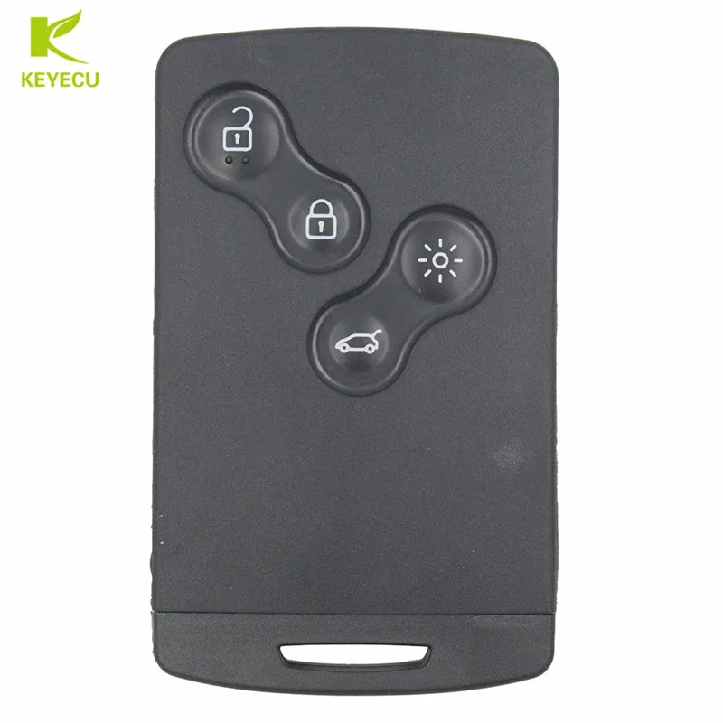 Запасной Бесконтактный дистанционный ключ KEYECU 433 МГц PCF7953M/4A чип для Renault Clio IV Captur