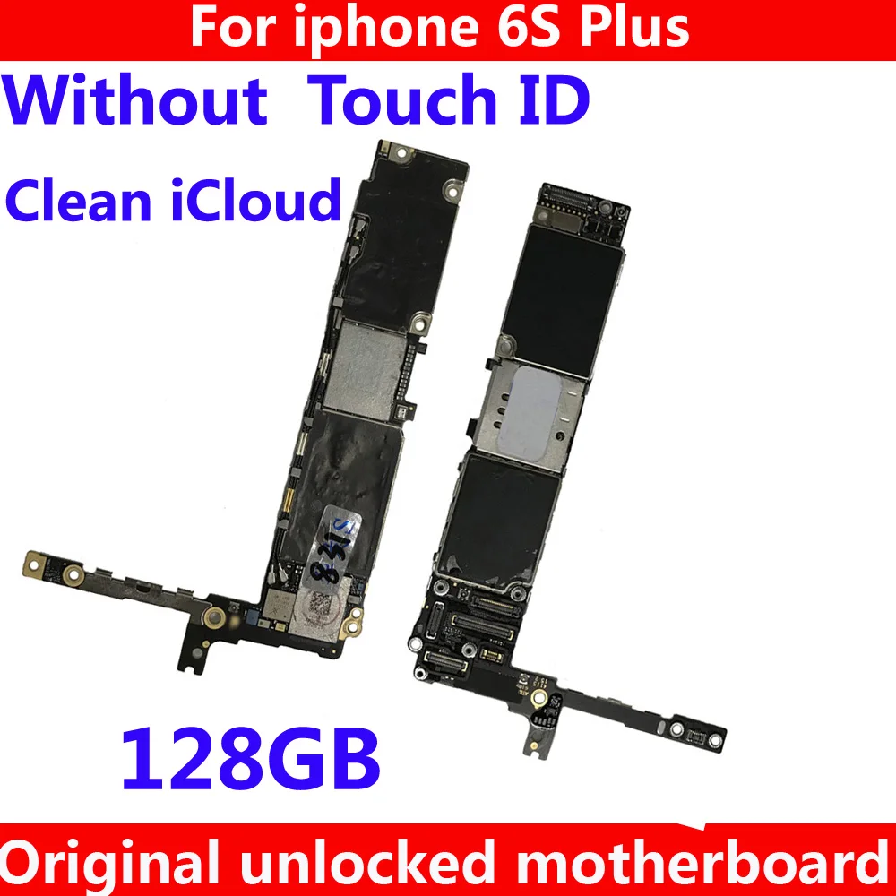 Материнская плата iCloud 128 ГБ для iphone 6 S Plus разблокированная материнская без touch