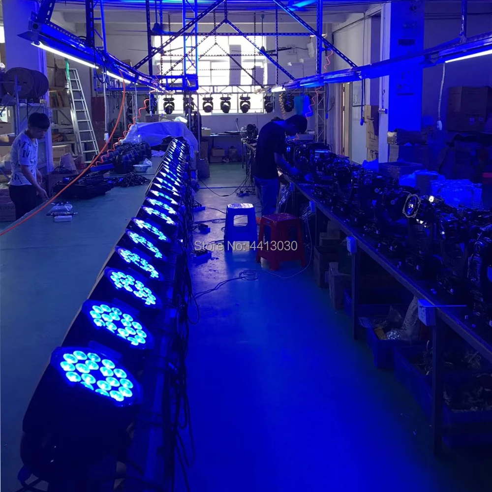 1 шт./лот китайский dj par 18x12 Вт RGBW светодиодный светильник DMX 512 клубный диско вечерние бальный зал КТВ бар Свадебный DJ