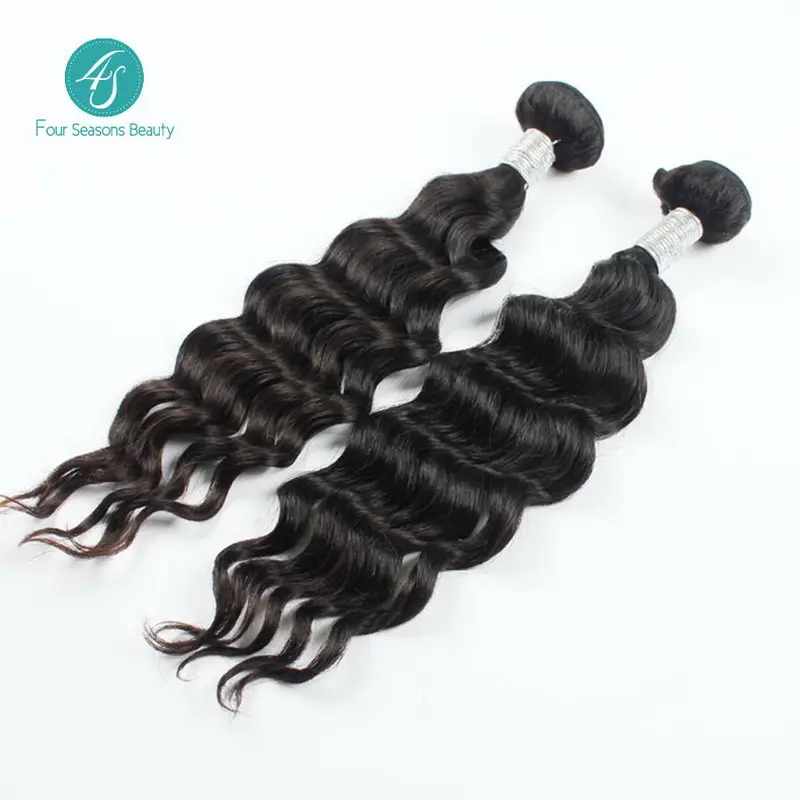 6а Малайзии Суставная Волна Волос Человеческих Связки 2 ШТ./ЛОТ Бесплатная