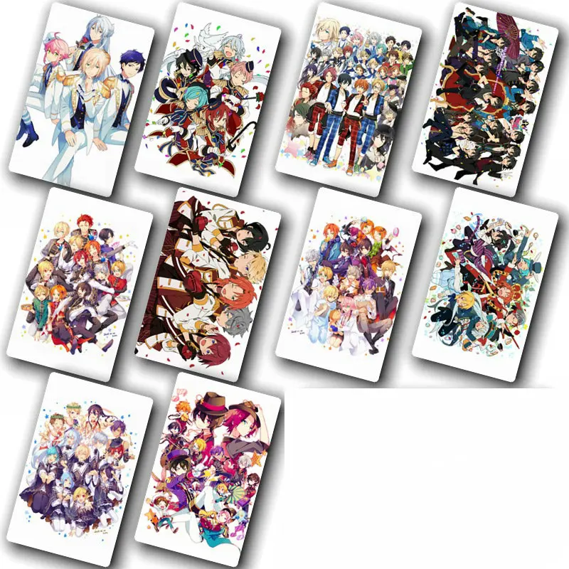Ensemble Stars стикер 100 шт разные стильные аниме наклейки автобус ID водонепроницаемые