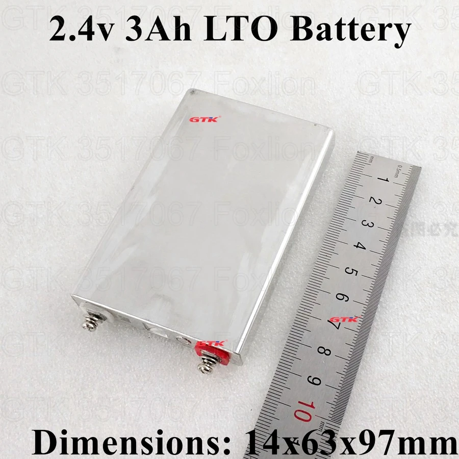 5 шт. LTO 2 3 в 4 Ач литиевый титановый аккумулятор 15C 6C для самостоятельной сборки 12