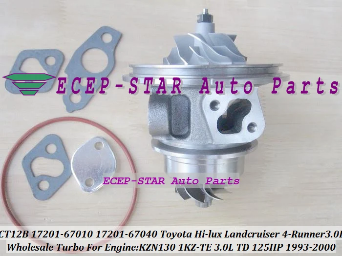 Турбо CHRA картридж Core CT12B 17201 67010 для TOYOTA HI LUX KZN130 LANDCRUISER 1KZ TE T 1KZT 4 runner TD 3.0L|cartridge