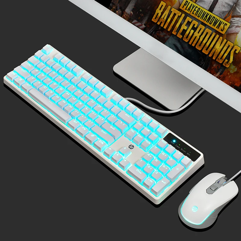 Механическая клавиатура-Мышь HP GM200 комбинированная игровая проводная мышь с