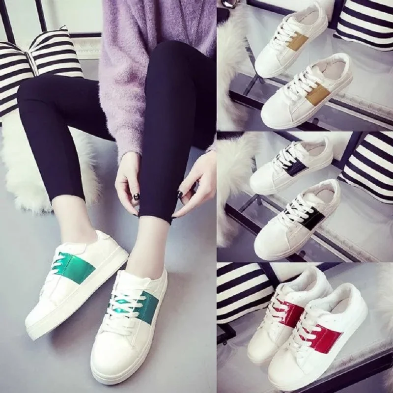 Повседневная Обувь Женщины 2016 Новая Мода Горячие Продажа Зашнуровать Дышащий