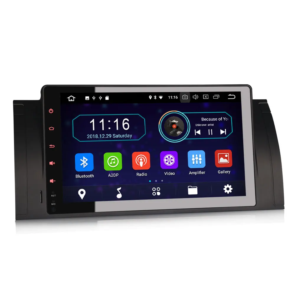 Erisin ES3993B PX30 Android 8 1 автомобильный мультимедийный плеер 9 &quotавтомобиль DVD gps для BMW 5