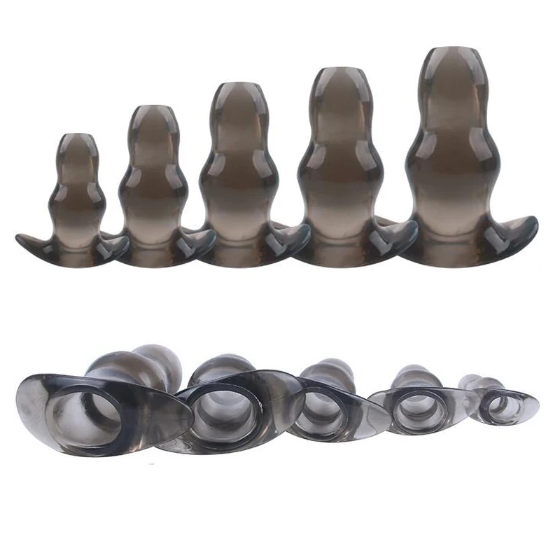 Silicone Sex Hollow Anal Enema Butt Plug Toys For Women Men Gay Prostate Stimulator Vibrator Expander Masturbator | Красота и