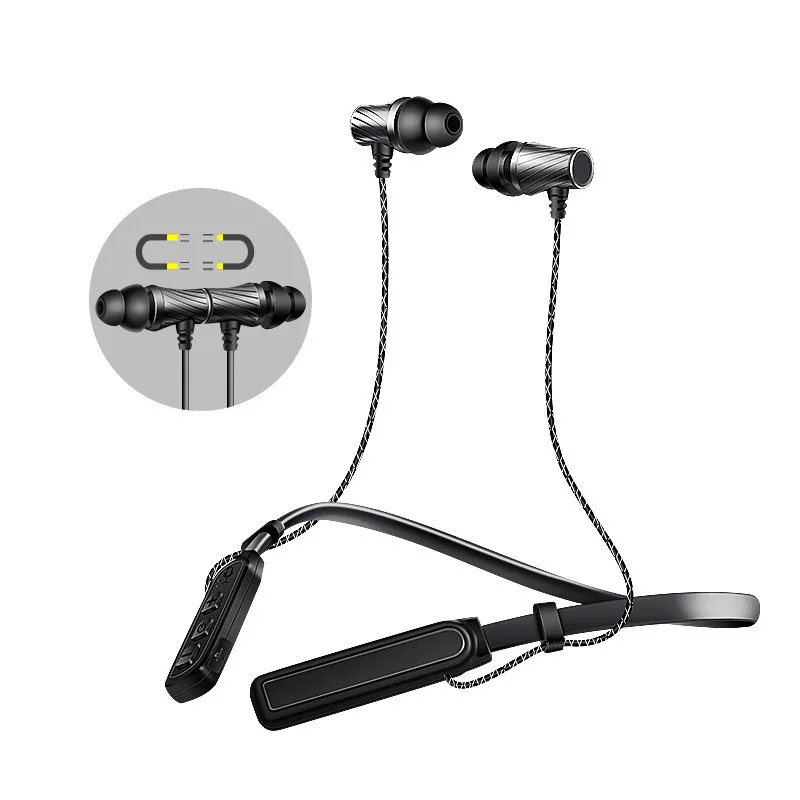 HJCF Bluetooth наушники стерео Спорт Беспроводной с шейным гарнитуры Auriculares для