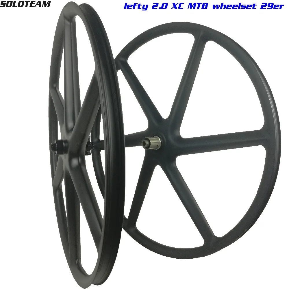 Карбоновые колеса lefty 2 0 XC MTB 29er mtb 6 спиц карбоновые 12*148 мм 29 дюймовые бескамерные