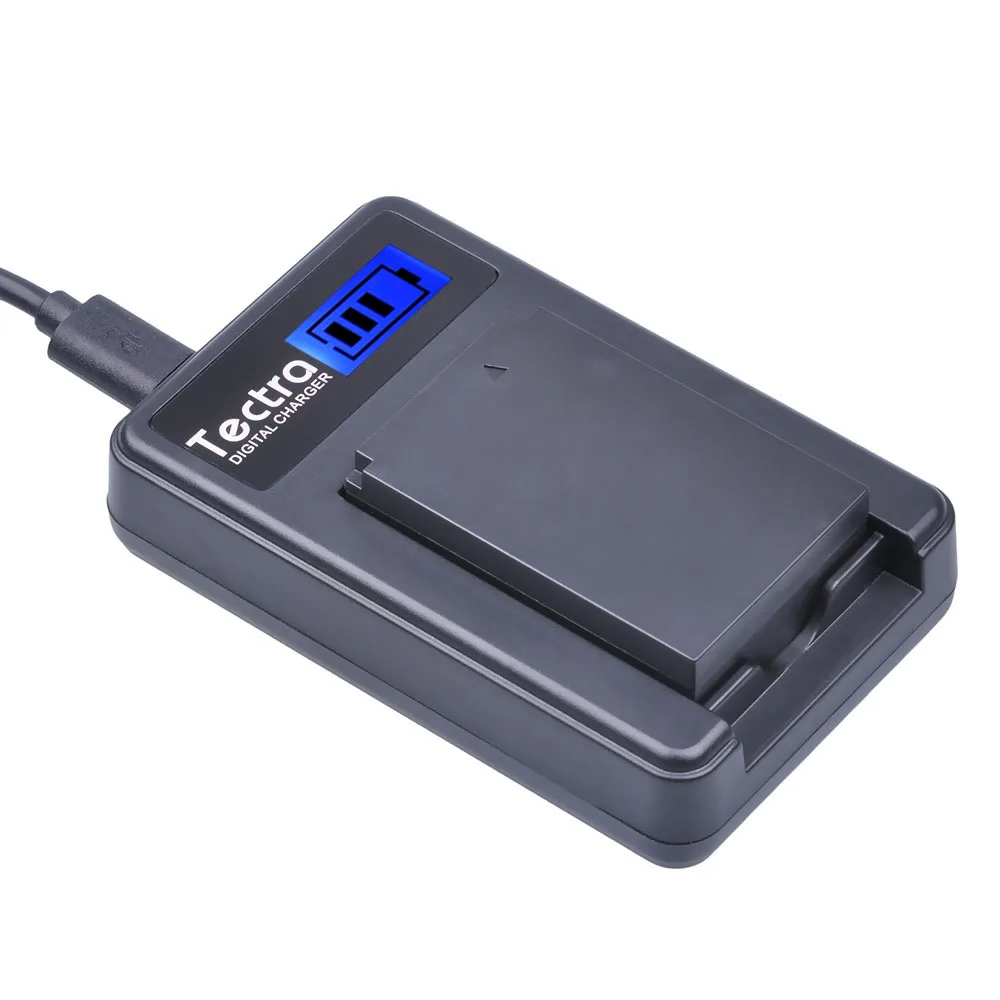 Tectra Премиум LP-E12 LP E12 LCD USB Цифровое зарядное устройство для Canon EOS M M2 100D EOSM EOSM2 EOS100D |