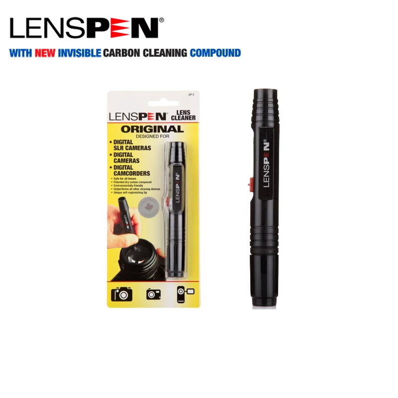 Черный Аутентичный фильтр Lenspen LP-1 Пылезащитная камера чистящий костюм объектив для Canon Nikon GoPro камера ручка DSLR SLR DV - Цвет: Черный