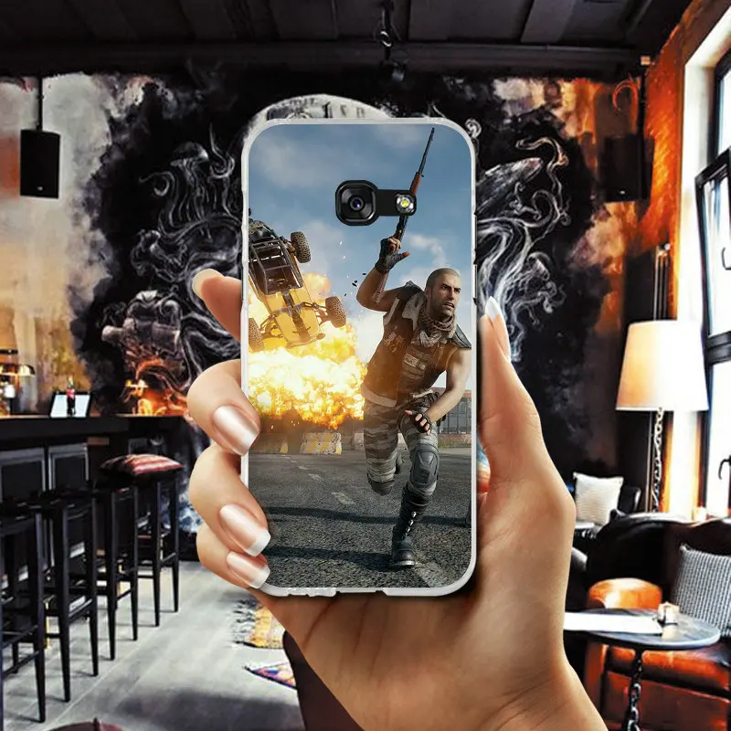 Игры Pubg Победитель Куриный Ужин для Samsung Galaxy A3 A5 A7 J1 J2 J3 J4 J5 J6 J7 2016 2017 2018 Coque сумки