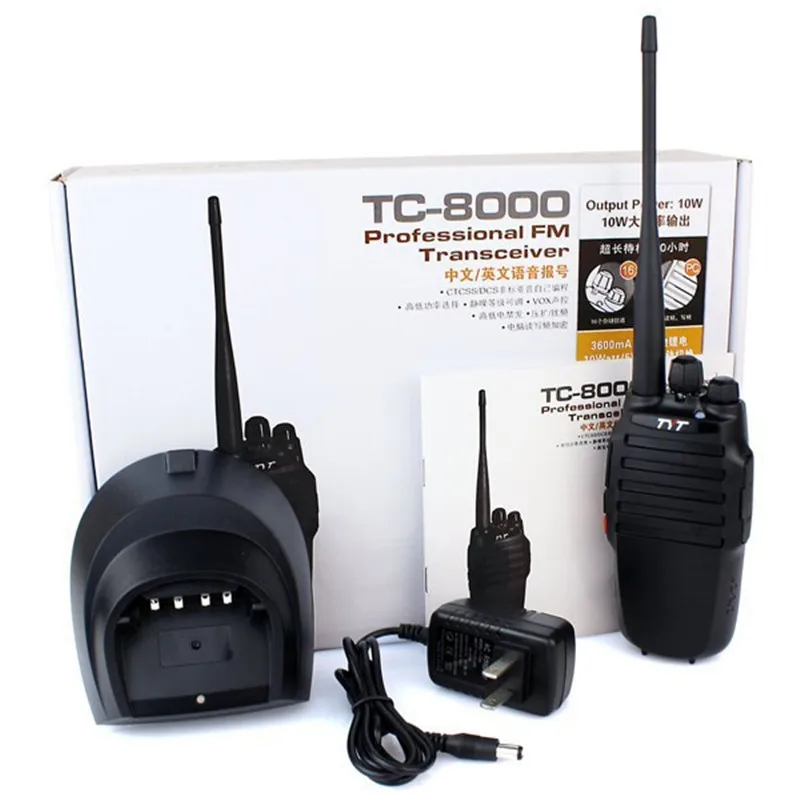 Новая рация TYT TC 8000 10W 400 520MHz 16CH 3600mAh батарея скремблер TOT VOX пользовательские