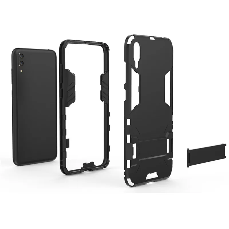 Чехол для huawei Enjoy 9 Жесткий ПК TPU силиконовый чехол Броня Гибридный противоударный