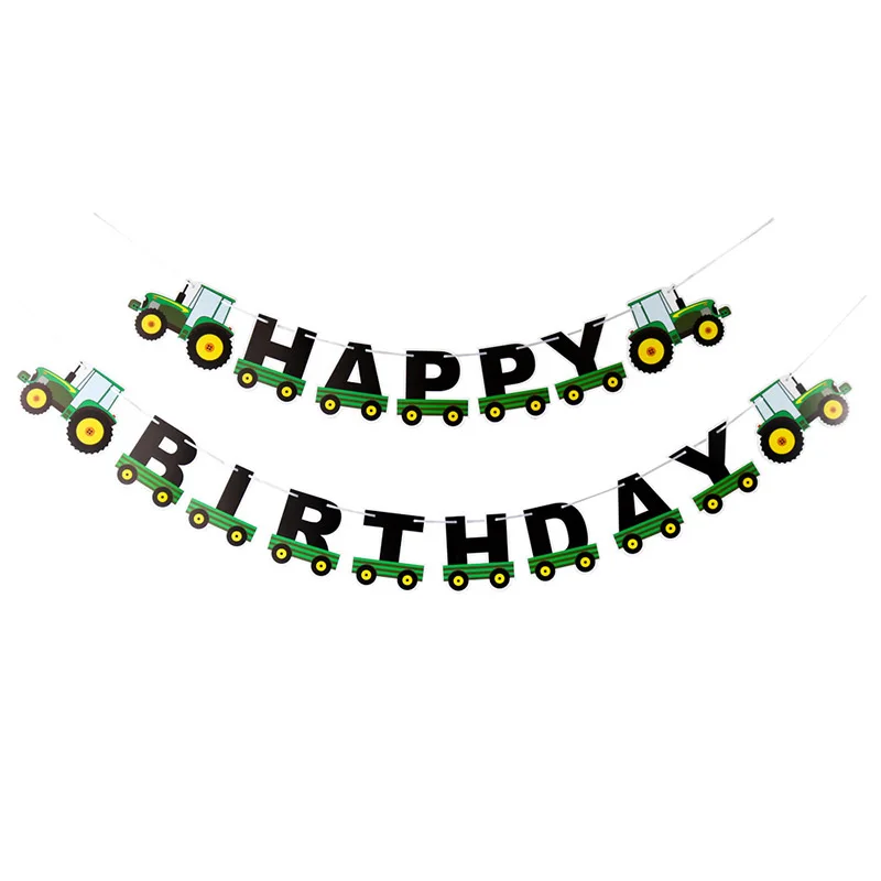 Construction Birthday Party Supplies Dump Truck Kits Banner Balloon Set for Kids Boy Party Fireman Firefighter Party Decoration