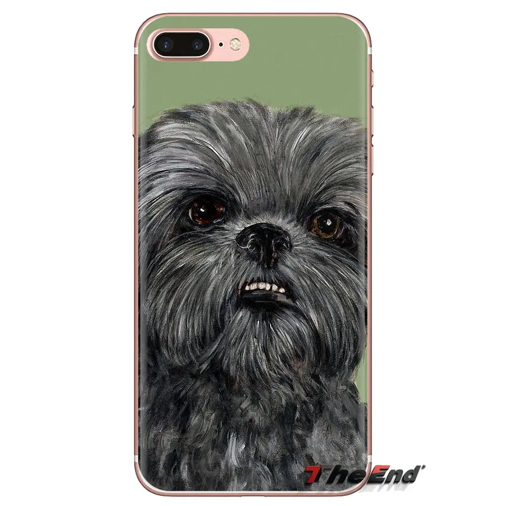 Чехлы из прозрачного мягкого материала для iPod Touch, Apple iPhone 4 4S 5 5S SE 5C 6 6S 7 8 X XR XS Plus MAX с изображением щенков породы ши-тцу.