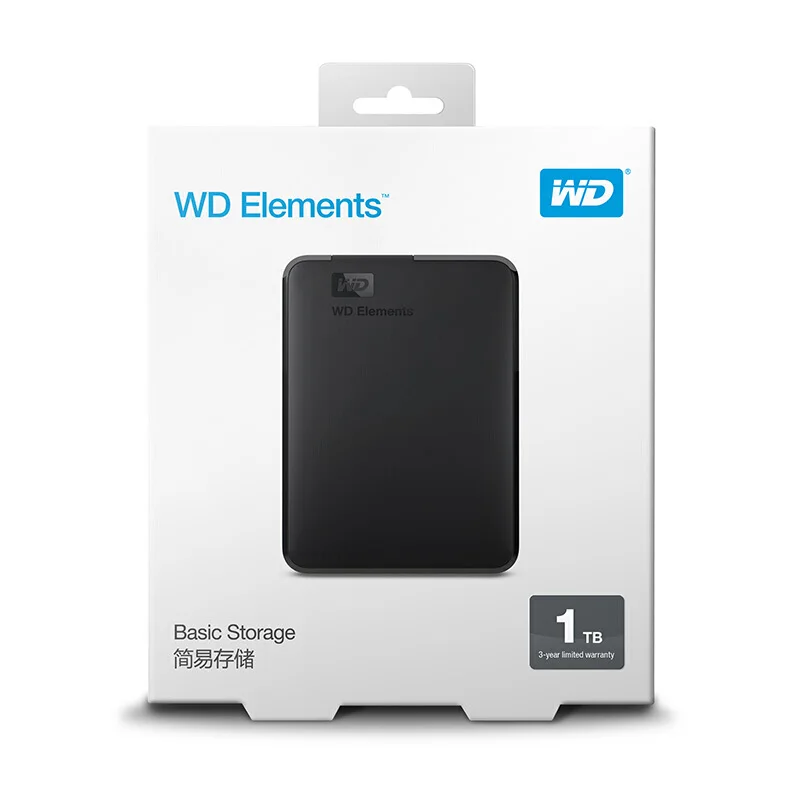 WD Elements 4 ТБ портативный внешний жесткий диск USB 3 0 HD HDD Емкость SATA запоминающее