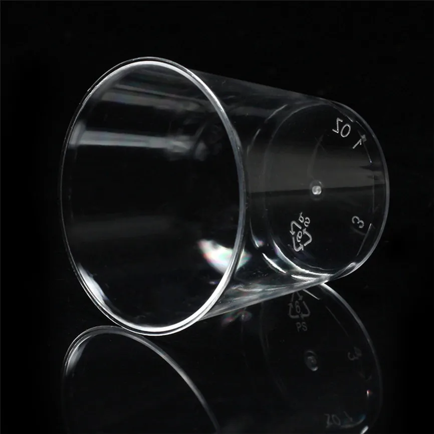 20Pcs Clear Plastic Disposable Party Shot Glasses Jelly Cups Tumblers Birthday 1128 | Дом и сад