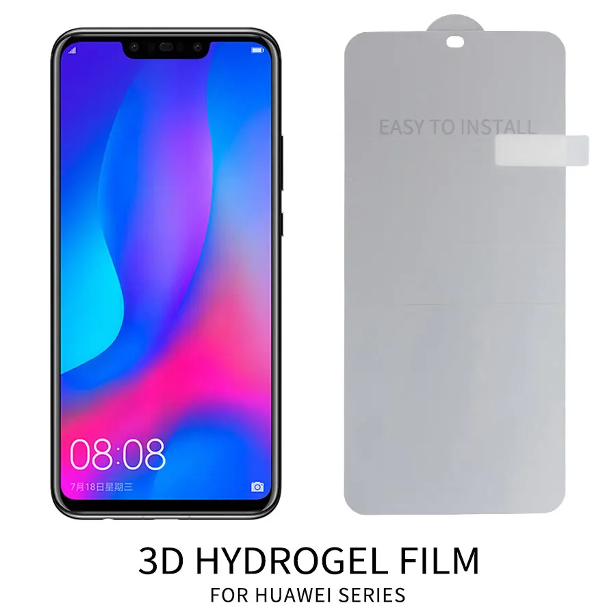 FIZAZI полное покрытие гидрогель плёнки для huawei Nova 3 3i 3e 2 s P Smart Plus Мягкий экран