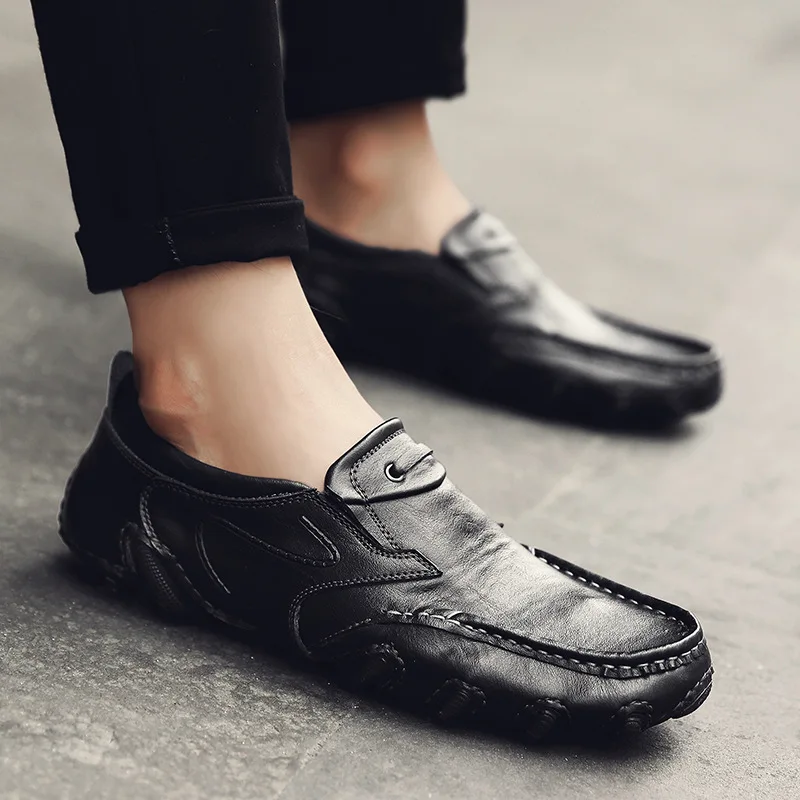 2019 tenis masculino air loafers casual sneakers homme sketchers shoes men calzado sapatos zapatos para mocassim genuine leather | Обувь