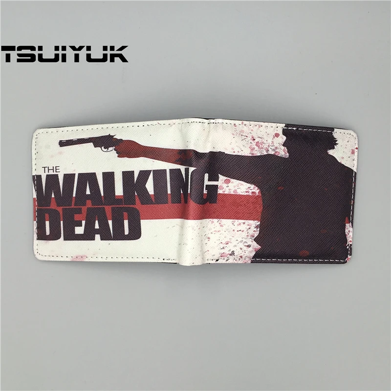 Лидер продаж мужские кошельки Walking Dead белый короткий кожаный кошелек хит billeteras para