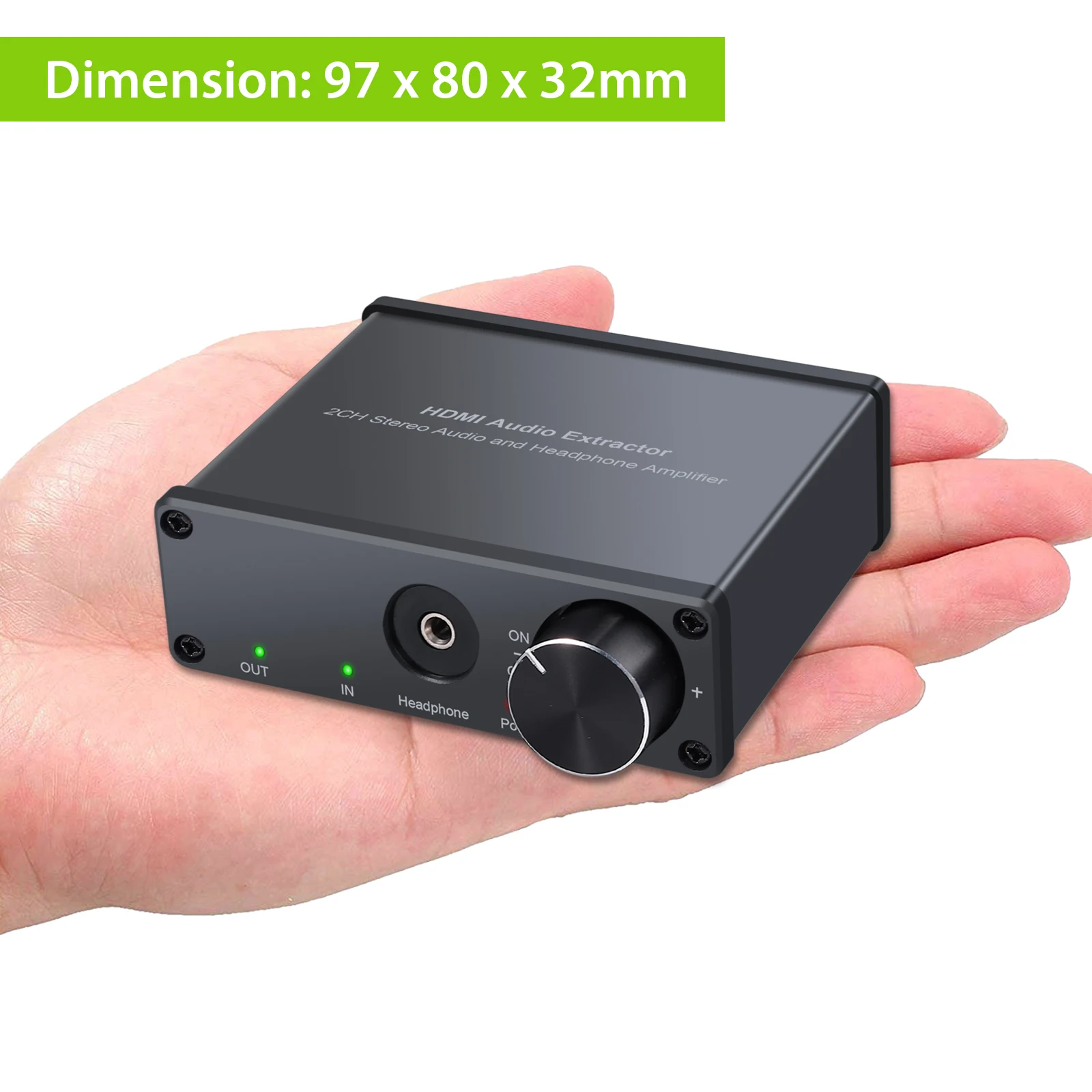 PROZOR 4K 3D HDMI совместимый с аудио конвертер экстрактор адаптер выключатель питания