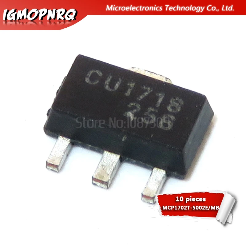 10 наименований/МБ Φ MCP1702T MCP1702 SOT 89 новый оригинальный|lot lot|lot 10pcs |